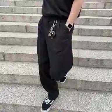 我是大卫 垂感西装裤阔腿裤韩版潮流通勤百搭休闲裤 男女同款