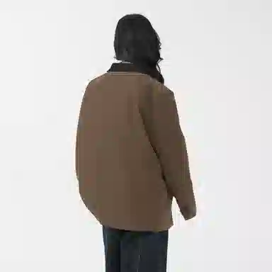 经典美拉德小西服外套简约韩版休闲宽松渐变单排扣垂感垫肩长袖西装 男女同款