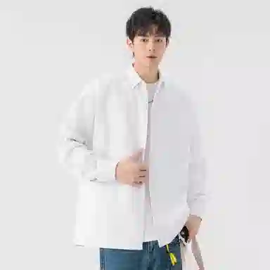 黑马漫画 日系简约百搭潮牌高级感长袖衬衫 男女同款