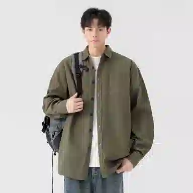 黑马漫画 日系简约百搭潮牌高级感长袖衬衫 男女同款