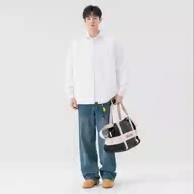 黑马漫画 日系简约百搭潮牌高级感长袖衬衫 男女同款