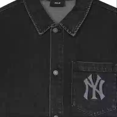 MLB Coopers Mega Logo Denim Shirt