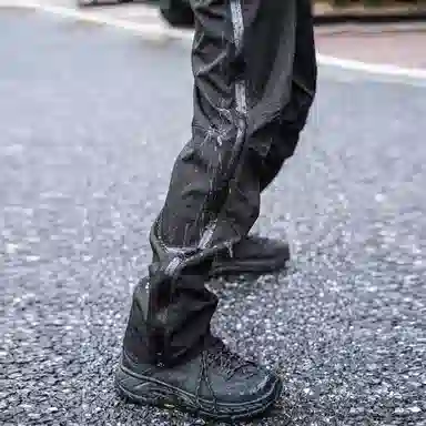 ENSHADOWER Straight Cargo Pants Black