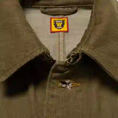 HUMAN MADE FW23 Olive Denim Jacket