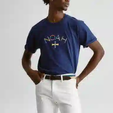 NOAH Embroidered Core Logo Tee LogoT