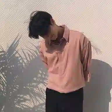 我是大卫 纯色透气百搭通勤单排扣长袖衬衫 男女同款