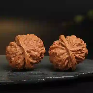 月印百川 苹果园古玩狮子头盘玩 文玩核桃 核桃类把件 男款