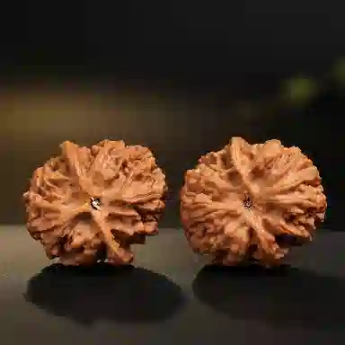 月印百川 苹果园古玩狮子头盘玩 文玩核桃 核桃类把件 男款