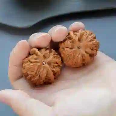 月印百川 苹果园古玩狮子头盘玩 文玩核桃 核桃类把件 男款