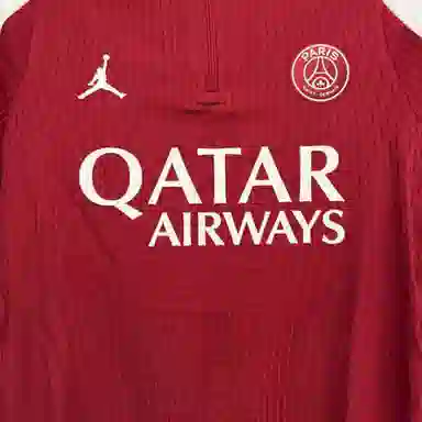 Jordan ADV Long Sleeve Football Jersey Red