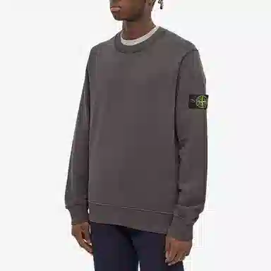 STONE ISLAND S22 Garment Dyed Crew Sweat