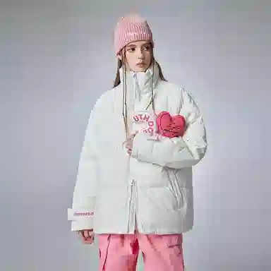 Guuka Magic Tape Colorblock Down Jacket