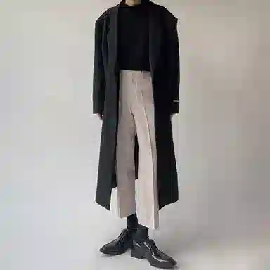 我是大卫 修身直筒阔腿裤百搭潮牌西裤宽松时尚休闲裤 男女同款