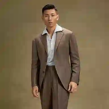 SKARO Business Suit Set Brown