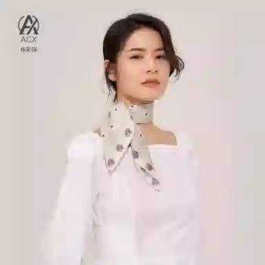 【挚爱系列】 桉彩饰 实用 高档原创设计高颜值小众教师 桑蚕丝 丝巾 女款