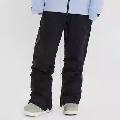 南恩 纯色防水宽松工装滑雪裤 男女同款