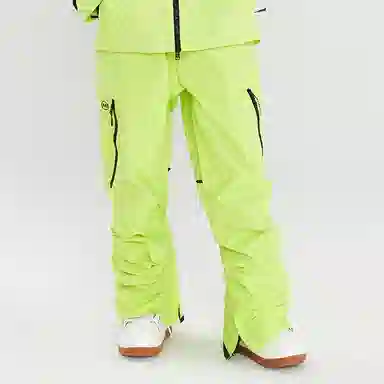 南恩 纯色防水宽松工装滑雪裤 男女同款