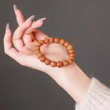 木盛缘 雕刻多宝佛珠单圈念珠文玩 猴头核桃 手串 男女同款情侣款