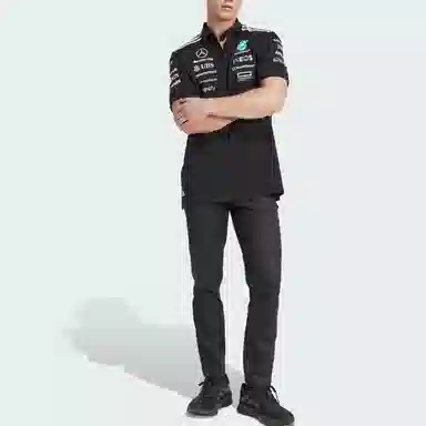 adidas x MERCEDES-AMG PETRONAS F1 TEAM SS25 logoPolo
