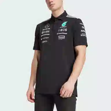 adidas x MERCEDES-AMG PETRONAS F1 TEAM SS25 logoPolo
