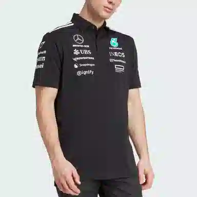 adidas x MERCEDES-AMG PETRONAS F1 TEAM SS25 logoPolo