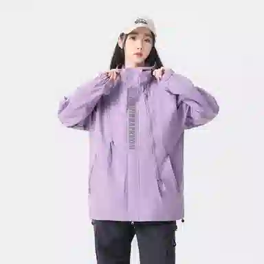 大卫贝肯 美式复古个性字母印花宽松休闲户外通勤保暖防风日常百搭薄款夹克外套 男女同款