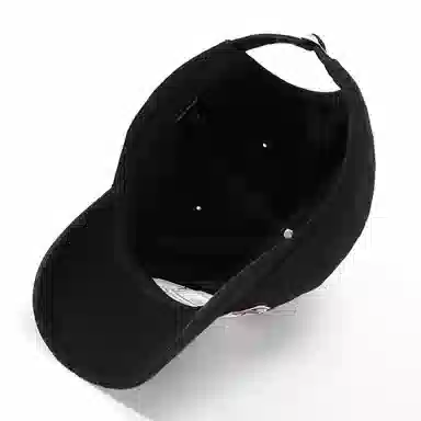 氧气樱桃 刺绣黑白韩版日系宽檐 棉 鸭舌帽 男女同款情侣款