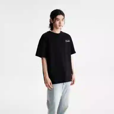 COLDSTONE Embroidered Loose Crewneck T-Shirt