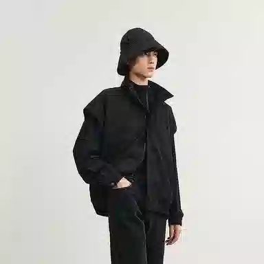 速写 纯色日常简约超宽松无袖马甲 男款