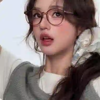 芒果饰品 双层花边蕾丝马尾大肠 布艺 发圈 女款