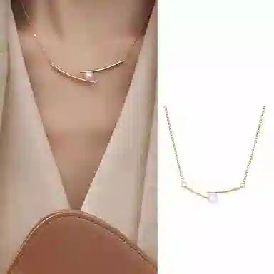 骊碧 巴黎轻奢精致小众高级感冷淡风实用高档轻奢有意义 合金 项链 女款