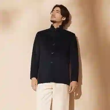 SEVEN High-End Wool Coat Black