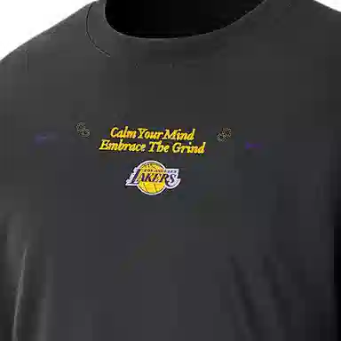 Nike x NBA Courtside Los Angeles Lakers Long Sleeve Tee Black