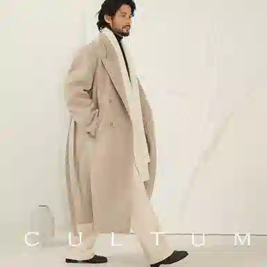 CULTUM Double-Breasted Coat