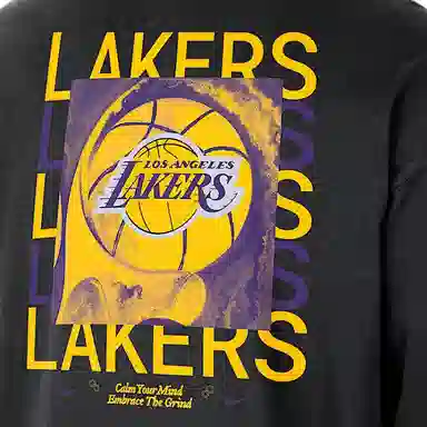 Nike x NBA Courtside Los Angeles Lakers Long Sleeve Tee Black