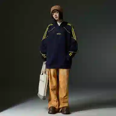 DOKI Retro Striped Hoodie