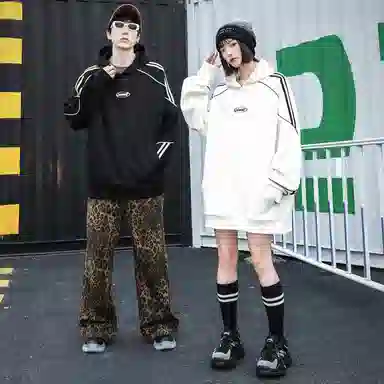 DOKI Retro Striped Hoodie