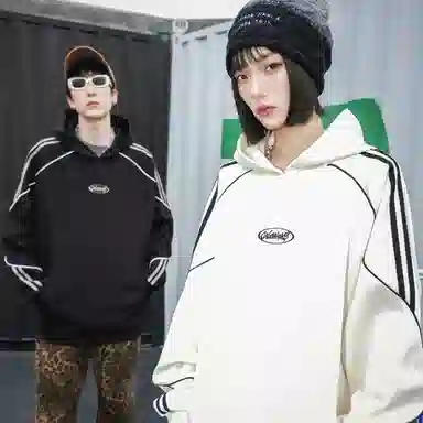 DOKI Retro Striped Hoodie