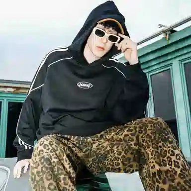 DOKI Retro Striped Hoodie