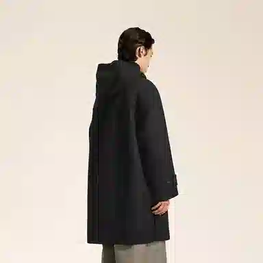 速写 纯色日常简约学院风大衣 男款