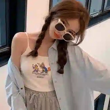 优幽兰 复古潮流旅行骑行开车驾驶偏光小众休闲精致防紫外线 方形 太阳眼镜 男女同款情侣款