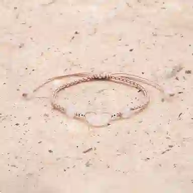 【s925银 诸事顺利】 聆听花开 新中式国风平安扣编绳 民族风文艺小清新森系个性时尚气质百搭#好运 水晶 玉石手绳 男女同款情侣款