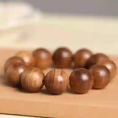 檀欣 【过手留香】有钱花 复古文玩佛珠首饰上岸招财转运八方来财#好运 檀香木多圈叠戴盘玩念珠手饰品 檀木 手串 男女同款情侣款