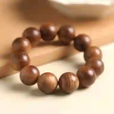 檀欣 【过手留香】有钱花 复古文玩佛珠首饰上岸招财转运八方来财#好运 檀香木多圈叠戴盘玩念珠手饰品 檀木 手串 男女同款情侣款