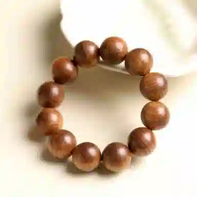 檀欣 【过手留香】有钱花 复古文玩佛珠首饰上岸招财转运八方来财#好运 檀香木多圈叠戴盘玩念珠手饰品 檀木 手串 男女同款情侣款