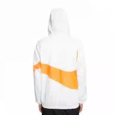 Nike Big Swoosh Half-Zip Jacket White Orange