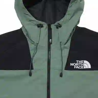 The North Face Logo Half-Zip Hoodie Avocado Green