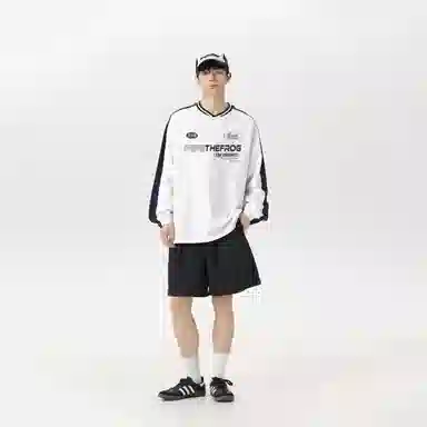 Pepe the Frog V-Neck Striped Tee