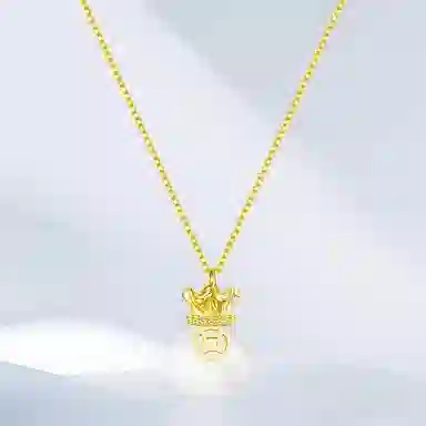 希遇 星愿之钥 国潮轻奢小众设计 时尚简约高级气质锁骨链好运 福气满满日常通勤百搭 玉髓 项链 女款