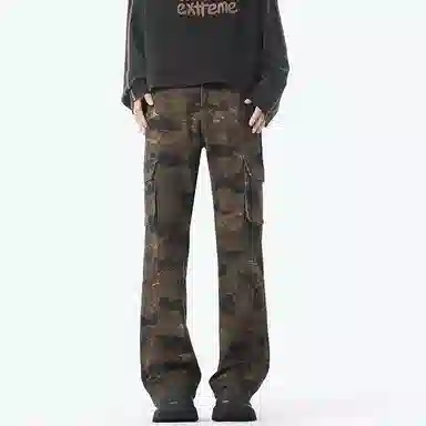 POLAR BEAR Camo Cargo Jeans